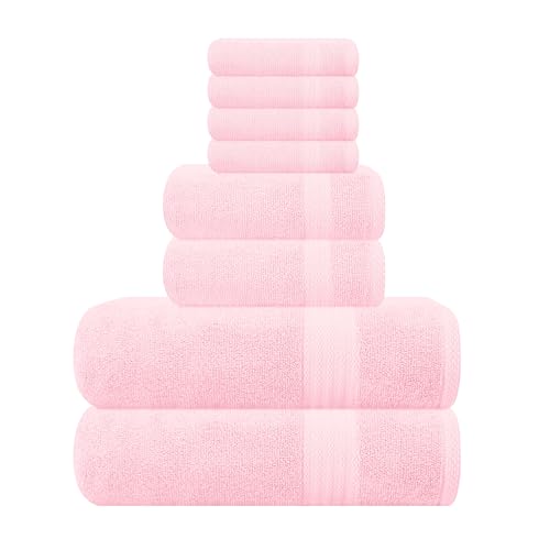 GLAMBURG Ultra Soft 8-Piece Towel