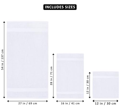 Utopia Towels 8 Piece Majestic view 2