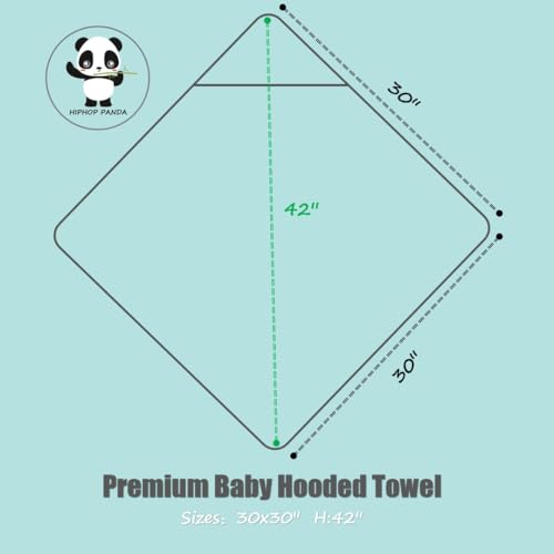 HIPHOP PANDA Hooded Towel - view 5