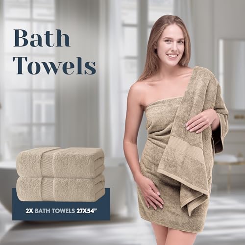White Classic Luxury Bath Towel view 5