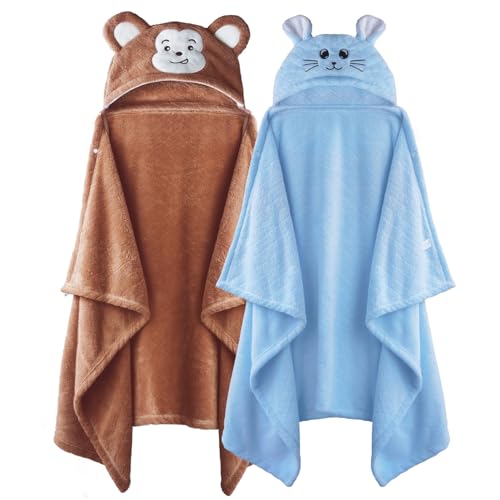 Toddler Bath Towel Hooded Kids