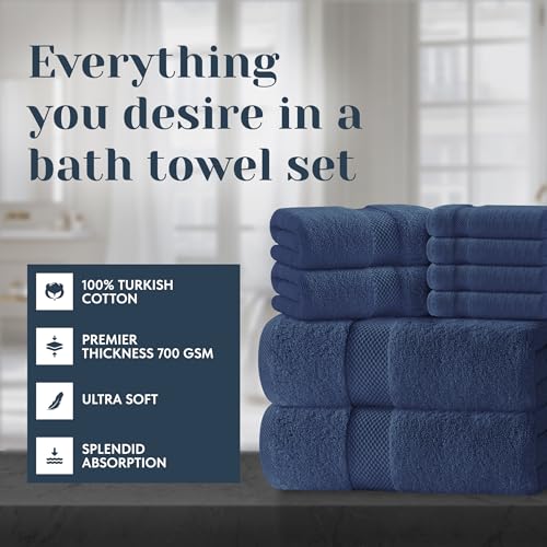 White Classic Luxury Navy Bath view 2