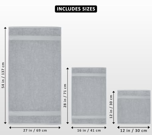 Utopia Towels 8 Piece Majestic view 2