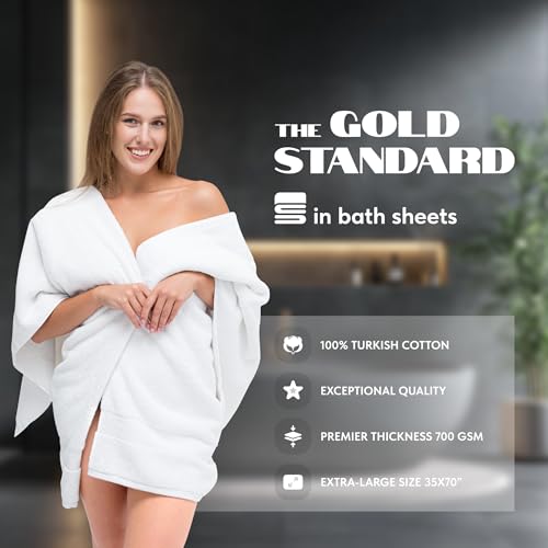White Classic Luxury Bath Sheets view 2