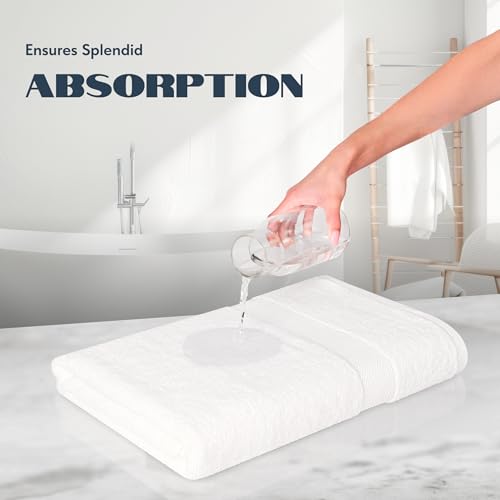 White Classic Luxury Bath Towels view 4