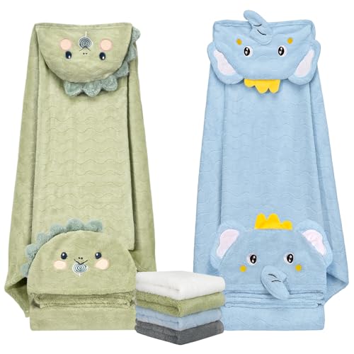 6 PCS Toddler Towels Set