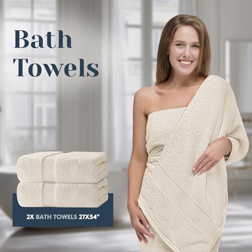White Classic Luxury Bath Towel view 5