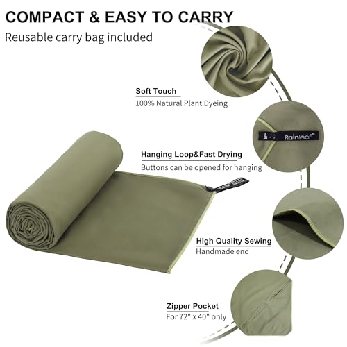 Rainleaf Microfiber Towel Perfect Travel view 3