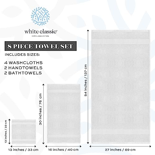 White Classic Luxury Silver Bath view 4