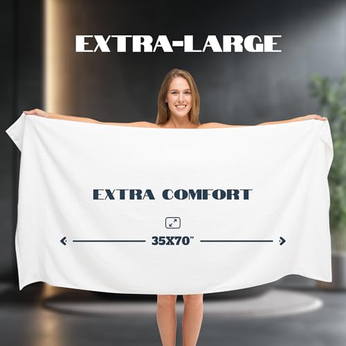 White Classic Luxury Bath Sheets view 4