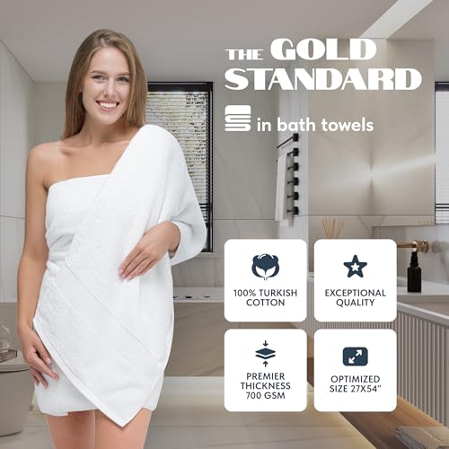 White Classic Luxury Bath Towels view 3