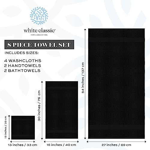 White Classic Luxury Black Bath view 4