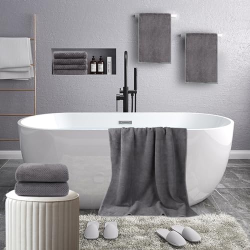 HOMEXCEL 8 Piece Bath Towel view 2