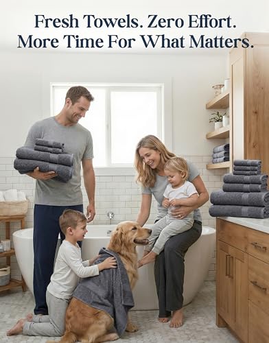 LANE LINEN 100% Cotton Bath view 5