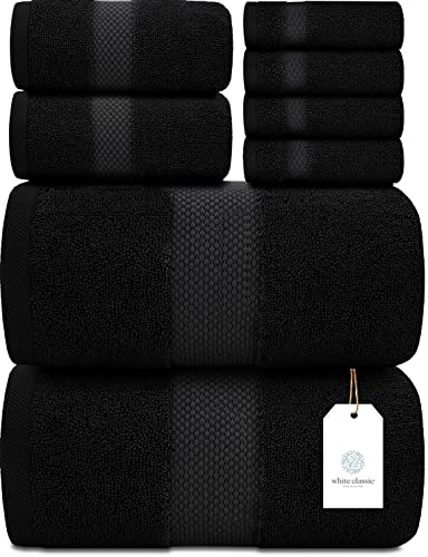 White Classic Luxury Black Bath