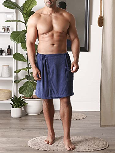 DII Men's Terry Shower Wrap view 2