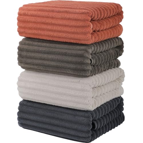 Bedvcaty Luxury 4-Piece Quick-Dry Bath