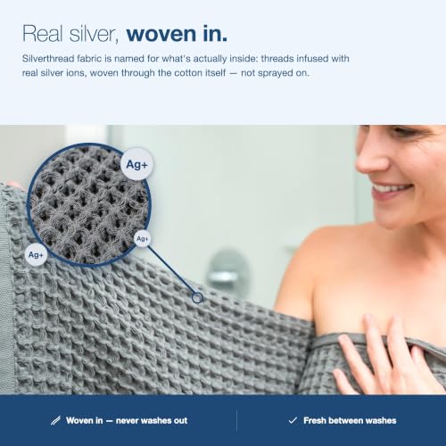 SUTERA Silverthread Bath Towel | view 5