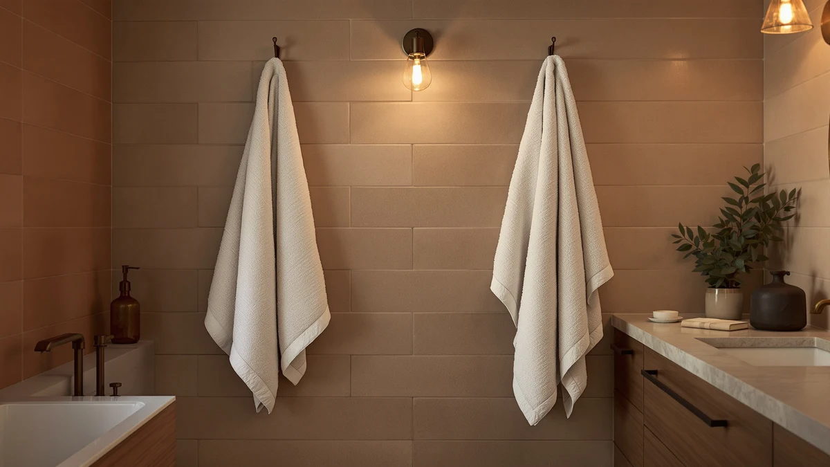 Linen Bath Towels vs Cotton comparison